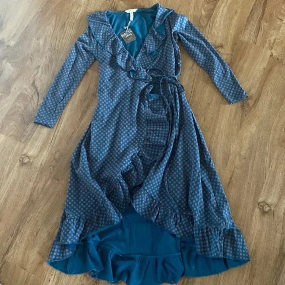 Matilda Jane Women's Reunion Wrap Dress Ruffles Size X-Small NWT (D008)